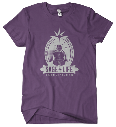 purple sage life t shirt