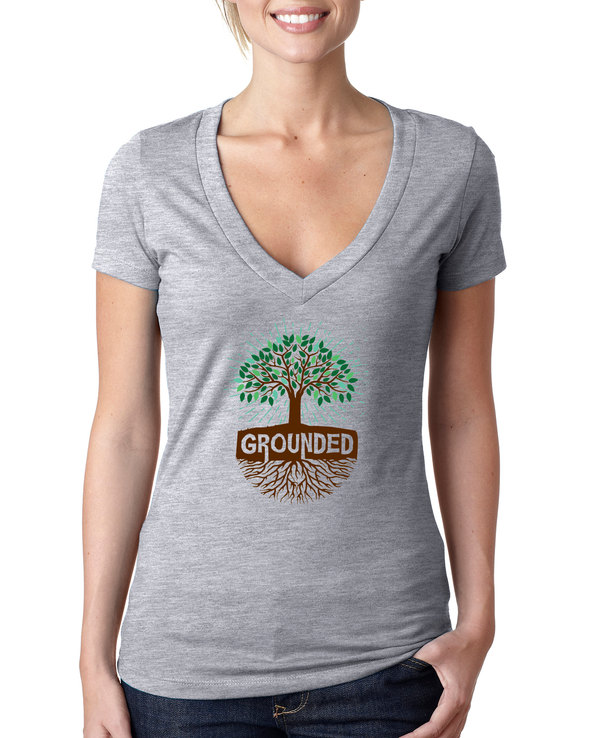 Grounded - Woman's V-Neck