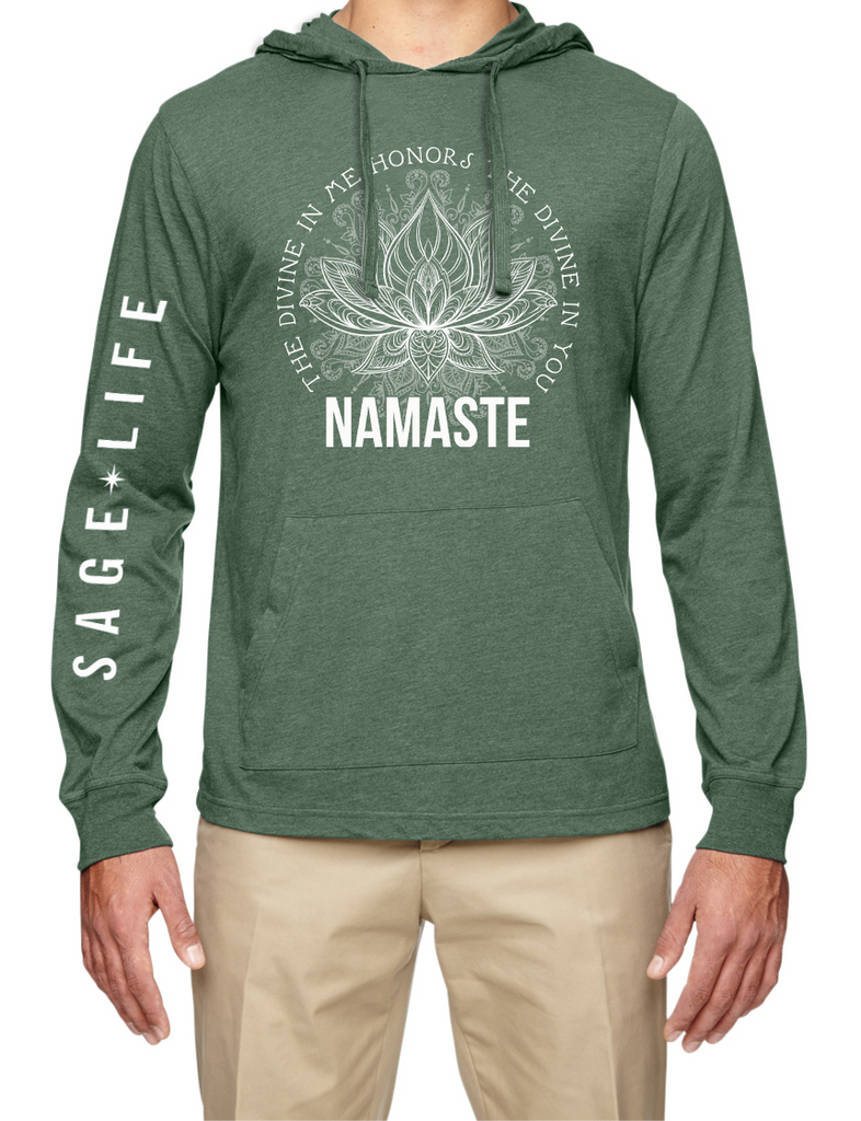 Namaste Lifestyle Unisex Hoodie - Organic Cotton – SageLife